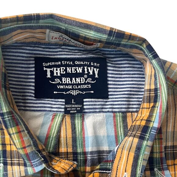 The New Ivy Men's multi Shirt size L - Picture 3 of 3